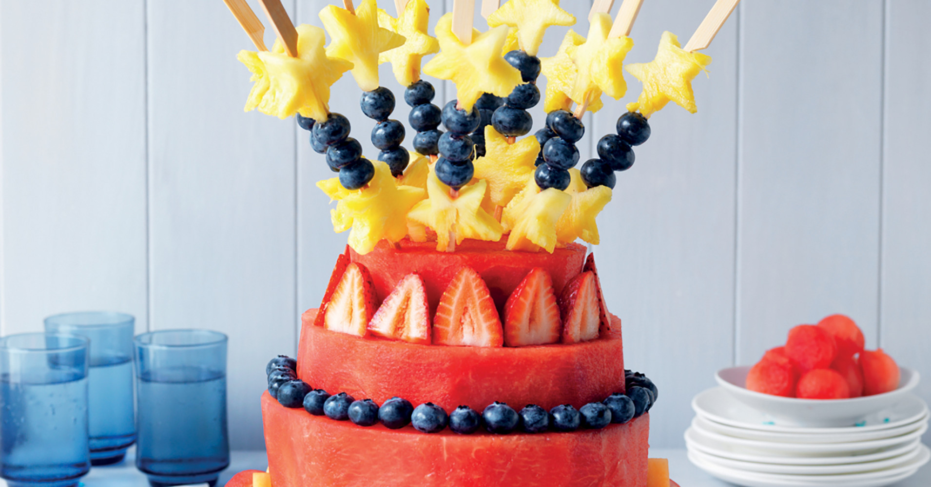 Fresh Vegan Watermelon Cake